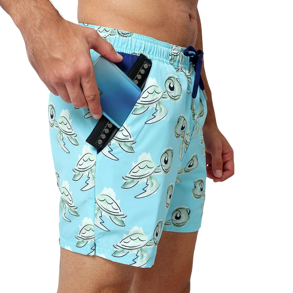 RC turtles swim shorts