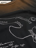 RUSTY BIRD T-SHIRT - WASHED BLACK