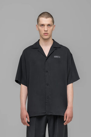 111 BOWLING SHIRT - BLACK