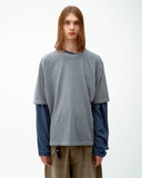 COTTON T-SHIRT - WASHED GREY