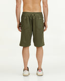 AMC SUEDE SHORTS - OLIVE