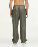 AMC STRIPES PANTS - GREY / WHITE