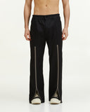 AMC ZIP UP PANTS - BLACK