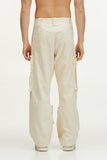 AMC CARGO PANTS - BIEGE DENIM