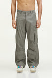 AMC CARGO PANTS - GREY DENIM