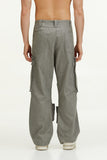 AMC CARGO PANTS - GREY DENIM