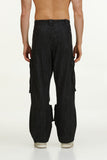 AMC CARGO PANTS - BLACK DENIM