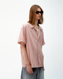 NATURAL WRINKLE  SHIRT - INDIE PINK