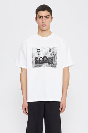 FRONT GRAPHICS TEE - WHITE