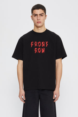 FRONT ROW TEE - BLACK
