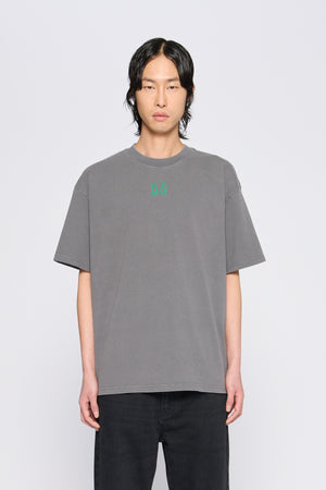 GREEN FRONT 44 TEE - WAHSED GREY