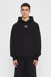 44 FRONT HOODIE - BLACK