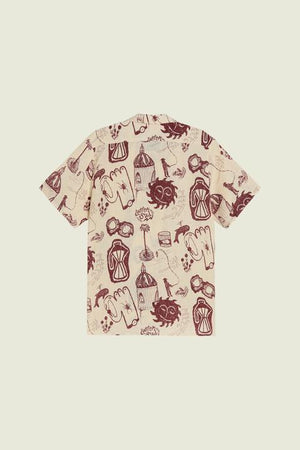 CANTINA CUBA LINEN SHIRT - CREAMY