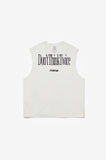 DRUMMER TANK TOP LOGO - OFF WHITE