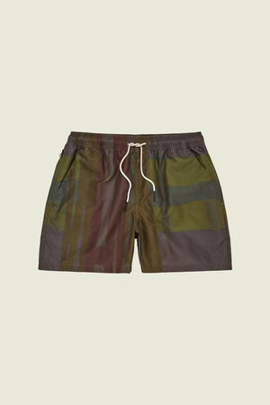 DUSKY MELD SWIM SHORTS - OLIVE