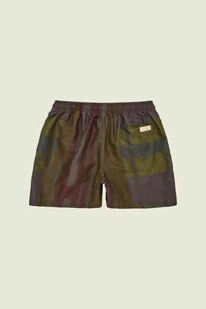 DUSKY MELD SWIM SHORTS - OLIVE