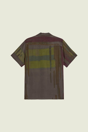 DUSKY MELD VISCOSE SHIRT - OLIVE