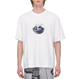 ''YU ZI XIE''  Print White T- Shirt - White