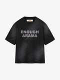 ENOUGH DRAMA T-SHIRT - WASHED BLACK