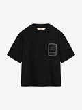 OLIVE EMBLEM T-SHIRT - BLACK