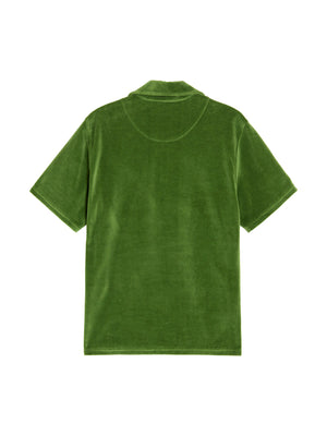 PENNY GIRONA VELOUR SHIRT - GREEN