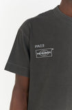 PATAVISION TEE TEE - STONE WASHED BLACK