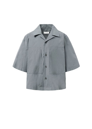POCKET HALF SHIRTS - GREY