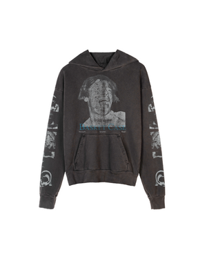 SCREAMER HOODIE - VINTAGE BLACK