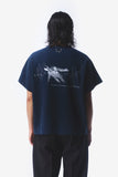 SKETCH YOURSELF TEE - NAVY BLUE