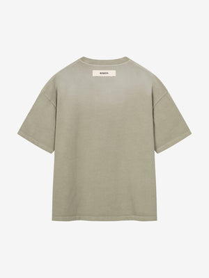 AGED BIRD T SHIRT - MUD BROWN