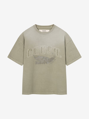 AGED BIRD T SHIRT - MUD BROWN