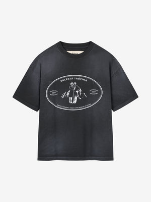 DRAMA LABEL T SHIRT - BLACK