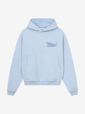 BIRD HOODIE - LIGHT BLUE