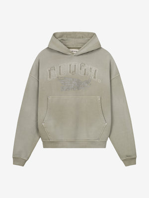 USED BIRD HOODIE - MUD BROWN