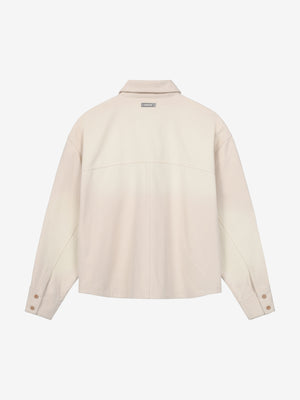 OS EMBELLISHED SHIRT - CREAMY