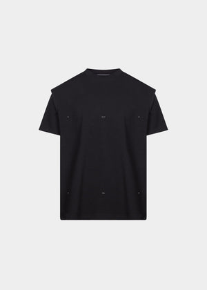OUTLINE LOGO T-SHIRT - BLACK