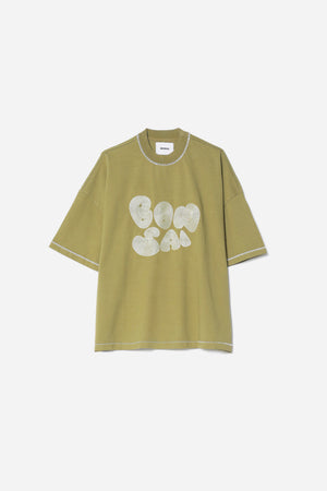 BONSAI EMBROIDERY T-SHIRT - GREEN