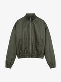 OS NYLON TRACKSUIT JACKET - DARK GREEN