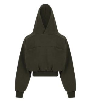 DOUBLE DOUBLE HOODIE - MILITARY