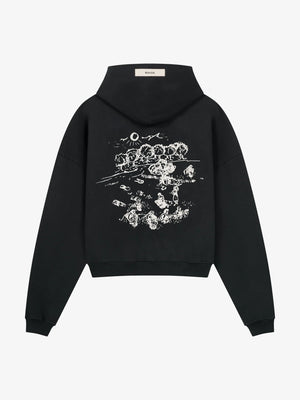 FIELDWORK HOODIE - WASHED BLACK
