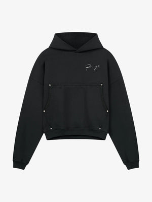 FIELDWORK HOODIE - WASHED BLACK