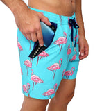 RC falmingos swim shorts