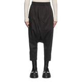 CROSS DRAPE DROP CROTCH PANTS