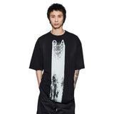 ACW BLK PLASTER TEE