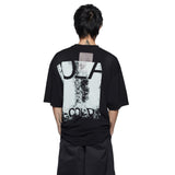 ACW BLK PLASTER TEE