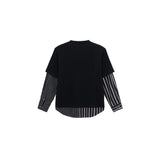 FCW SHIRTING PANELLED SWEATER