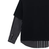 FCW SHIRTING PANELLED SWEATER