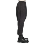 CROSS DRAPE DROP CROTCH PANTS