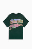 California Wildflowers Tee - Hunter Green