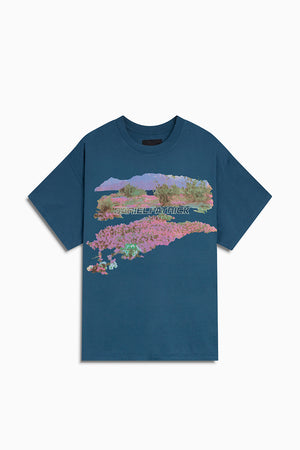 California Wildflowers Tee - Mountain Blue